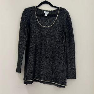 Soft surroundings woman’s chain link sweater